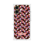 プレミアムスクエアケース with MagSafe［ ANNA SUI - HEARTS VINE - PINK ］