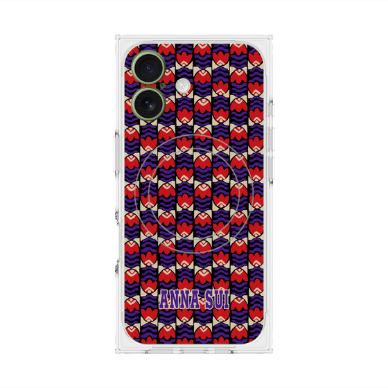 プレミアムスクエアケース with MagSafe［ ANNA SUI - TULIPS ］