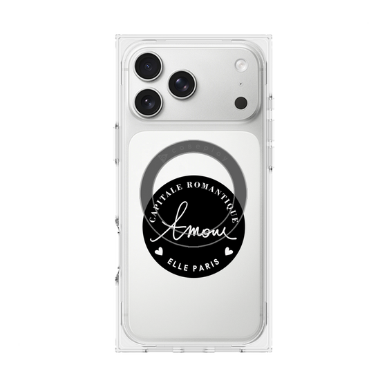プレミアムスクエアケース with MagSafe［ ELLE - Capitale Romantique ］
