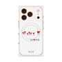 プレミアムスクエアケース with MagSafe［ ELLE - Let who love me follow me - ホワイト ］