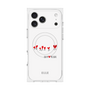プレミアムスクエアケース with MagSafe［ ELLE - Let who love me follow me - ホワイト ］