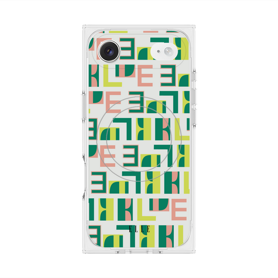 プレミアムスクエアケース with MagSafe［ ELLE - Iconics Prints2 ］