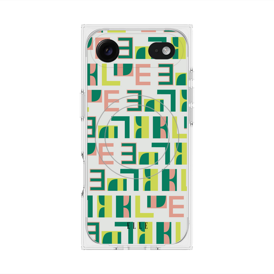 プレミアムスクエアケース with MagSafe［ ELLE - Iconics Prints2 ］