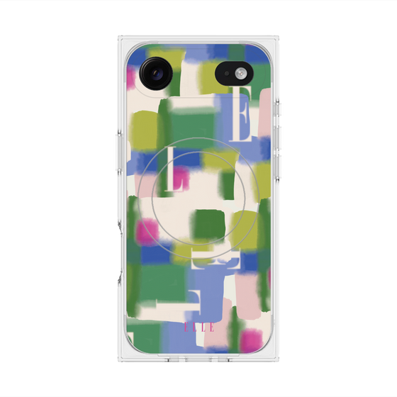 プレミアムスクエアケース with MagSafe［ ELLE - Iconics Prints3 ］