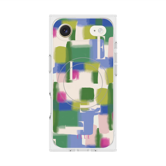 プレミアムスクエアケース with MagSafe［ ELLE - Iconics Prints3 ］