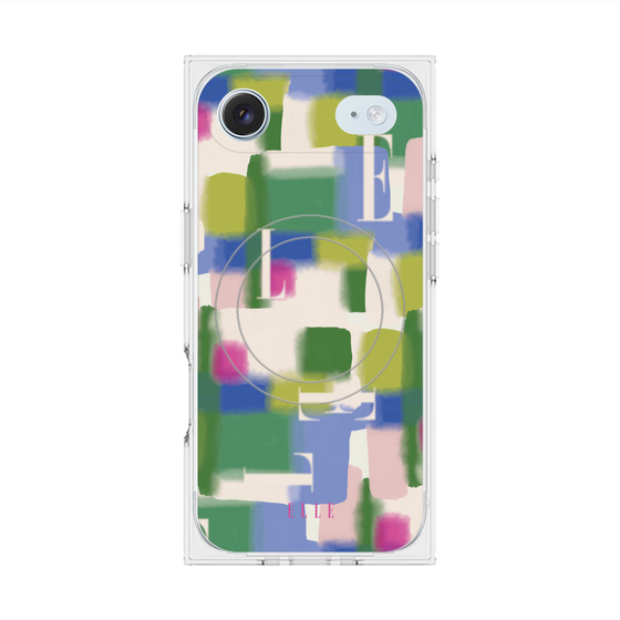プレミアムスクエアケース with MagSafe［ ELLE - Iconics Prints3 ］