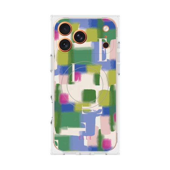 プレミアムスクエアケース with MagSafe［ ELLE - Iconics Prints3 ］