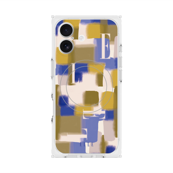 プレミアムスクエアケース with MagSafe［ ELLE - Iconics Prints4 ］