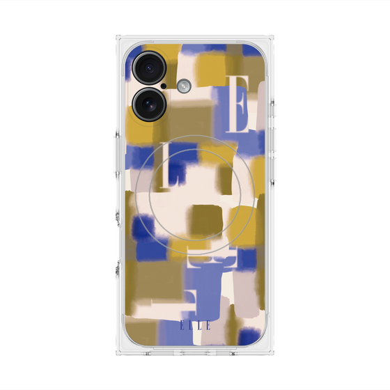 プレミアムスクエアケース with MagSafe［ ELLE - Iconics Prints4 ］