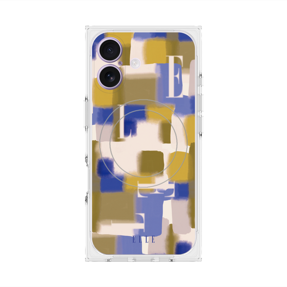 プレミアムスクエアケース with MagSafe［ ELLE - Iconics Prints4 ］