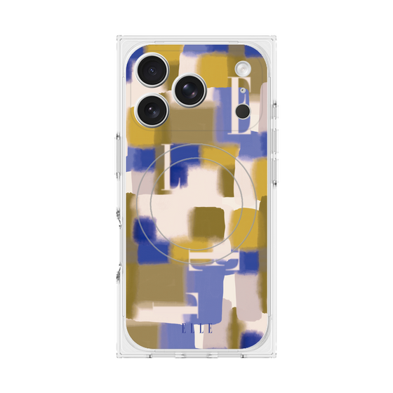 プレミアムスクエアケース with MagSafe［ ELLE - Iconics Prints4 ］
