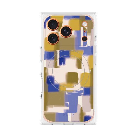 プレミアムスクエアケース with MagSafe［ ELLE - Iconics Prints4 ］