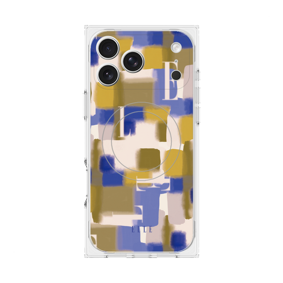 プレミアムスクエアケース with MagSafe［ ELLE - Iconics Prints4 ］