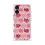 プレミアムスクエアケース with MagSafe［ ELLE - Cat Pattern - ピンク ］