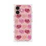 プレミアムスクエアケース with MagSafe［ ELLE - Cat Pattern - ピンク ］