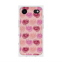プレミアムスクエアケース with MagSafe［ ELLE - Cat Pattern - ピンク ］