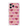 プレミアムスクエアケース with MagSafe［ ELLE - Cat Pattern - ピンク ］