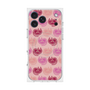 プレミアムスクエアケース with MagSafe［ ELLE - Cat Pattern - ピンク ］