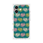 プレミアムスクエアケース with MagSafe［ ELLE - Cat Pattern - グリーン ］