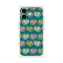 プレミアムスクエアケース with MagSafe［ ELLE - Cat Pattern - グリーン ］
