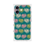 プレミアムスクエアケース with MagSafe［ ELLE - Cat Pattern - グリーン ］