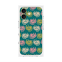 プレミアムスクエアケース with MagSafe［ ELLE - Cat Pattern - グリーン ］
