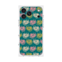プレミアムスクエアケース with MagSafe［ ELLE - Cat Pattern - グリーン ］