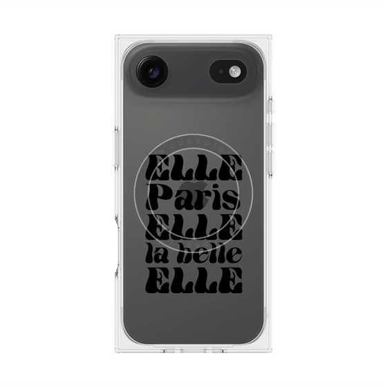 プレミアムスクエアケース with MagSafe［ ELLE - ELLE Paris ］