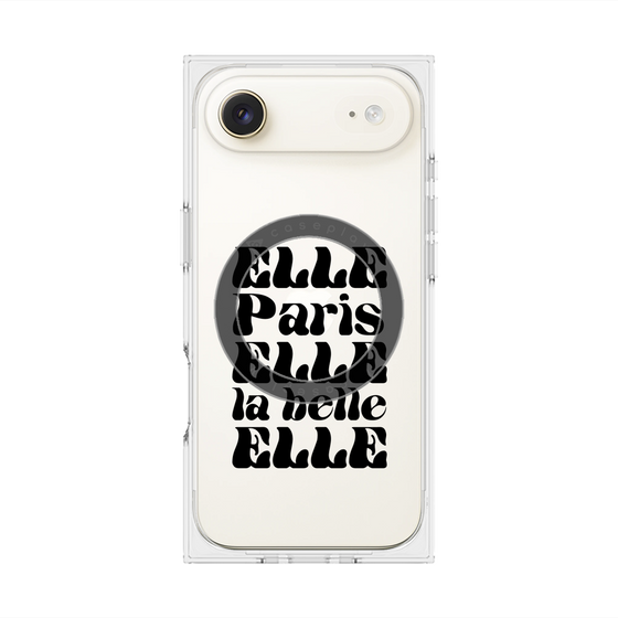 プレミアムスクエアケース with MagSafe［ ELLE - ELLE Paris ］