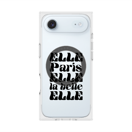 プレミアムスクエアケース with MagSafe［ ELLE - ELLE Paris ］