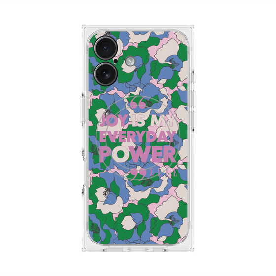 プレミアムスクエアケース with MagSafe［ ELLE - Joy is my everyday power ］