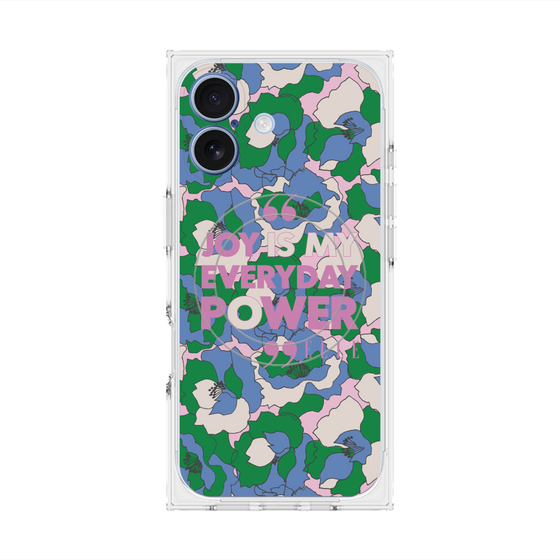 プレミアムスクエアケース with MagSafe［ ELLE - Joy is my everyday power ］