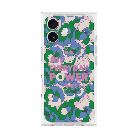 プレミアムスクエアケース with MagSafe［ ELLE - Joy is my everyday power ］
