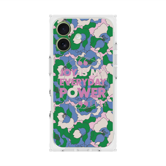 プレミアムスクエアケース with MagSafe［ ELLE - Joy is my everyday power ］