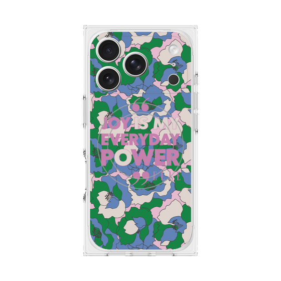 プレミアムスクエアケース with MagSafe［ ELLE - Joy is my everyday power ］