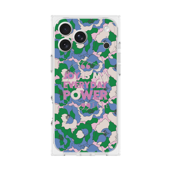プレミアムスクエアケース with MagSafe［ ELLE - Joy is my everyday power ］