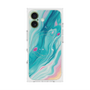 プレミアムスクエアケース with MagSafe［ Color Rain - オリジナル - Serene Wave ］
