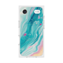 プレミアムスクエアケース with MagSafe［ Color Rain - オリジナル - Serene Wave ］