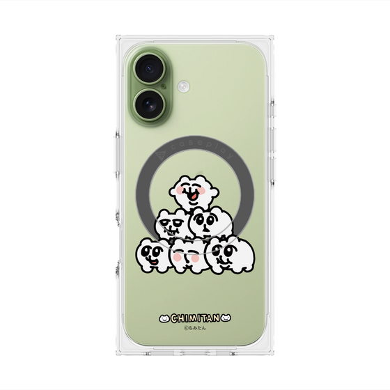 プレミアムスクエアケース with MagSafe［ ちみたん - ピラミッド ］
