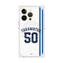 プレミアムスクエアケース with MagSafe［ 埼玉西武ライオンズ- #50 TAKAMATSU - ホーム ］