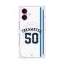 プレミアムスクエアケース with MagSafe［ 埼玉西武ライオンズ- #50 TAKAMATSU - ホーム ］