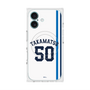 プレミアムスクエアケース with MagSafe［ 埼玉西武ライオンズ- #50 TAKAMATSU - ホーム ］