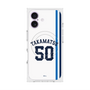 プレミアムスクエアケース with MagSafe［ 埼玉西武ライオンズ- #50 TAKAMATSU - ホーム ］