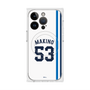 プレミアムスクエアケース with MagSafe［ 埼玉西武ライオンズ- #53 MAKINO - ホーム ］
