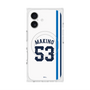 プレミアムスクエアケース with MagSafe［ 埼玉西武ライオンズ- #53 MAKINO - ホーム ］