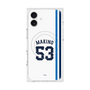 プレミアムスクエアケース with MagSafe［ 埼玉西武ライオンズ- #53 MAKINO - ホーム ］