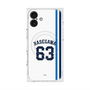 プレミアムスクエアケース with MagSafe［ 埼玉西武ライオンズ- #63 HASEGAWA - ホーム ］