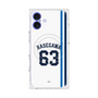 プレミアムスクエアケース with MagSafe［ 埼玉西武ライオンズ- #63 HASEGAWA - ホーム ］
