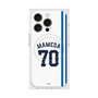 プレミアムスクエアケース with MagSafe［ 埼玉西武ライオンズ- #70 MAMEDA - ホーム ］