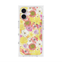 プレミアムスクエアケース with MagSafe［ 日比谷花壇 - HarmonyinBloom - イエロー ］
